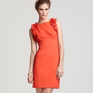 Trina Turk Mina Ruffle Ponte Knit Dress